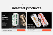 Can Bundle - 25cl (8.4oz), a Cups & Container Mockup by Mocku (Thumbnail 12 of 13)