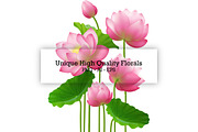 Handmade Charming Lilies Pattern, a Pattern Graphic by Design Unique (Thumbnail 2 of 8)
