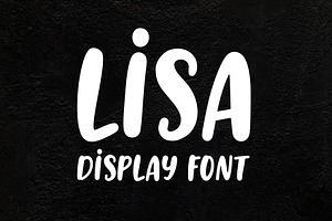 Lisa - bold rounded font