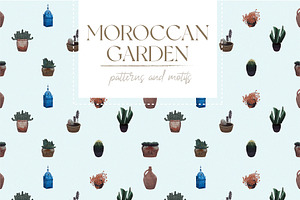 Moroccan Garden Luxury Patterns