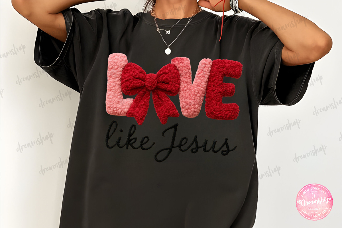 Love like jesus Valentine png, an Illustration by CreationArt (Photo 4 of 6)