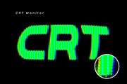 CRT Monitor Text Effect, a Marketing Template by studiogstock (Thumbnail 1 of 2)