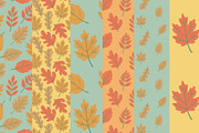 Autumn Leaves clipart & patterns, a Seasonal Illustration by Carpet Tapete Pretzel (Thumbnail 2 of 11)
