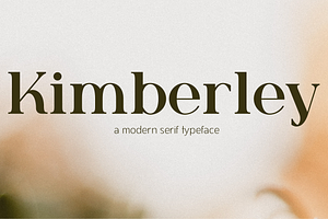 Kimberley A Modern Serif Font