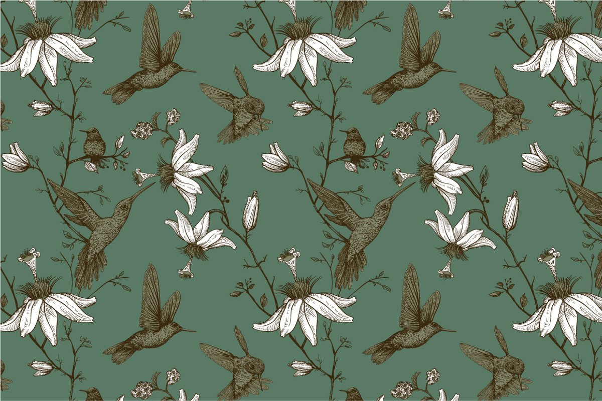 7 Blossom Patterns, a Pattern Graphic by Sunny_Lion (Photo 5 of 8)