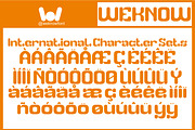 High Energy font, a Sans Serif Font by weknow (Thumbnail 8 of 8)
