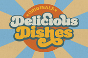 Seventies Sunrise; Retro Fonts, a Font by Eko Bimantara (Thumbnail 3 of 14)
