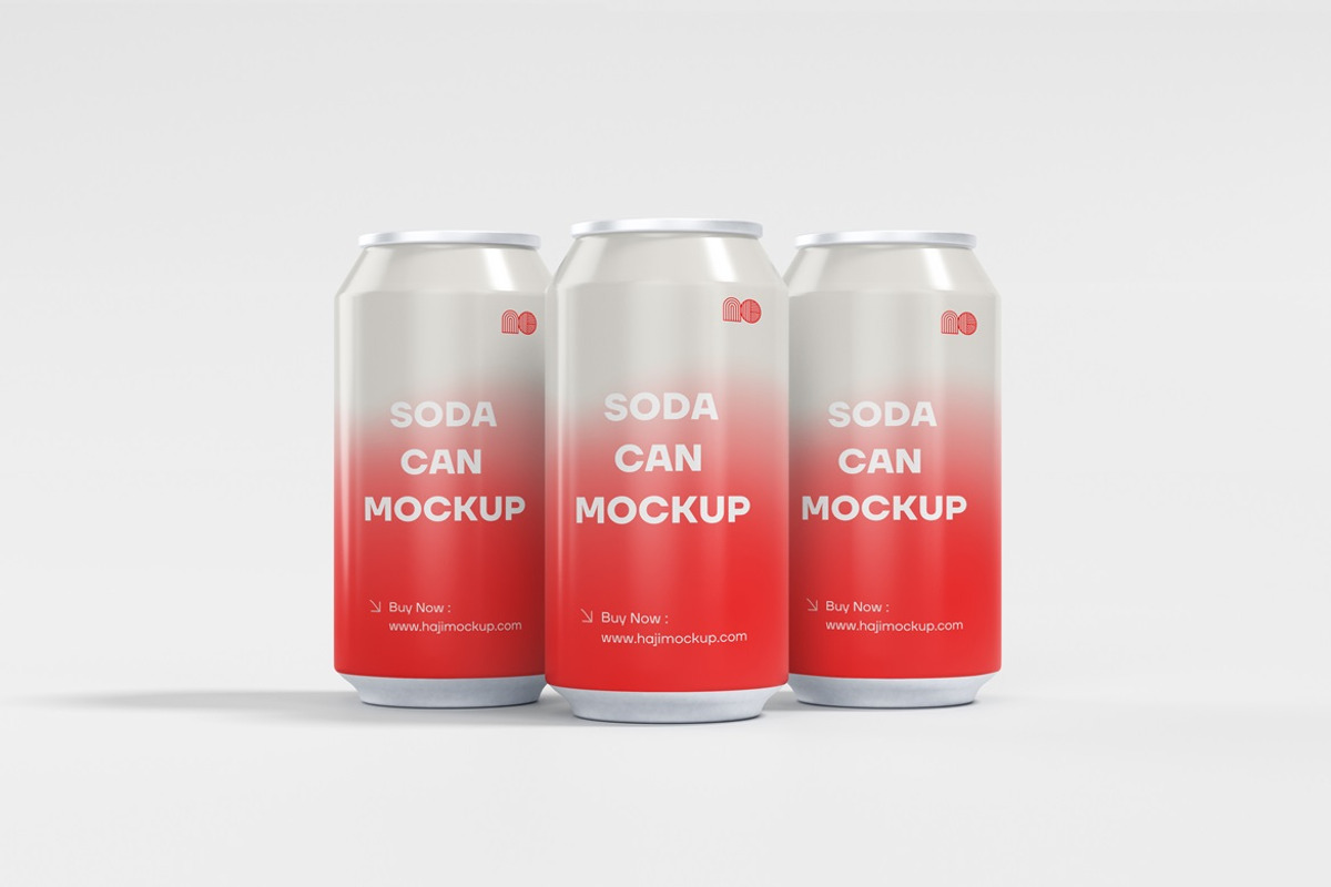 Soda Can Mockup, a Cups & Container Mockup by Cutna Studio (Photo 7 of 10)