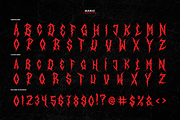 BlekMary | Black Metal Font, a Blackletter Font by Denustudios (Thumbnail 9 of 12)