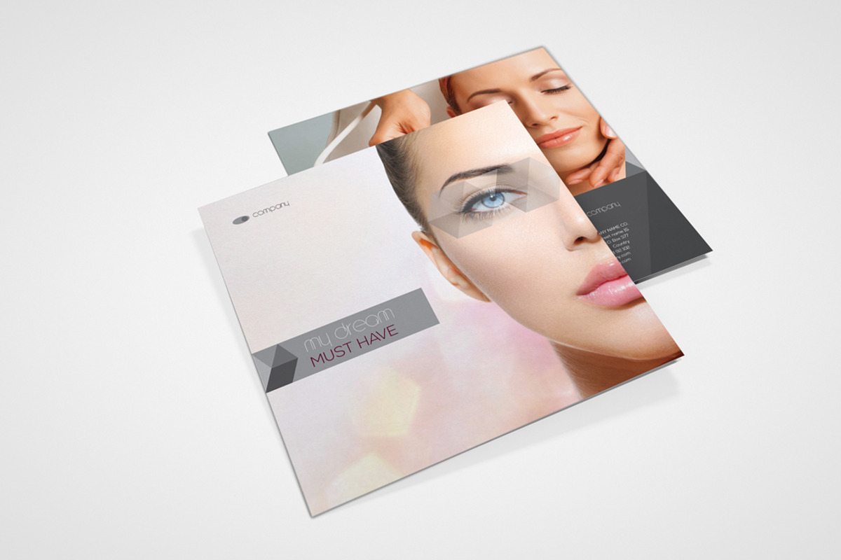 Beauty Salon Square Brochure, a Brochure Template by RudanStudio (Photo 1 of 7)