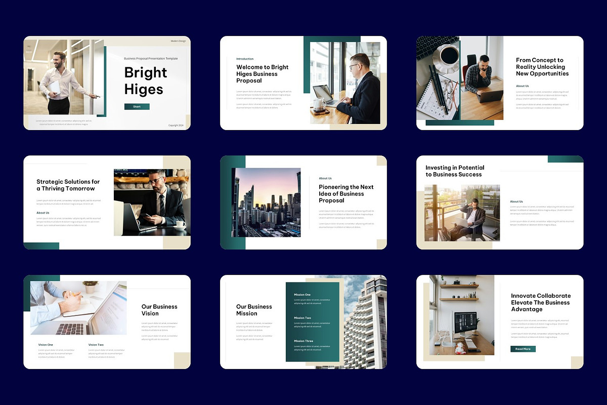 Business Proposal Google Slides, a Presentation Template by Salamahtype (Photo 2 of 5)