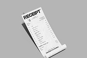 Receipt Mockup, an Advertising Mockup by Brand Earth (Thumbnail 4 of 4)