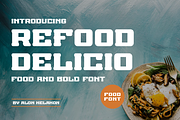 Refood Delicio, a Serif Font by alon kelakon (Thumbnail 1 of 6)