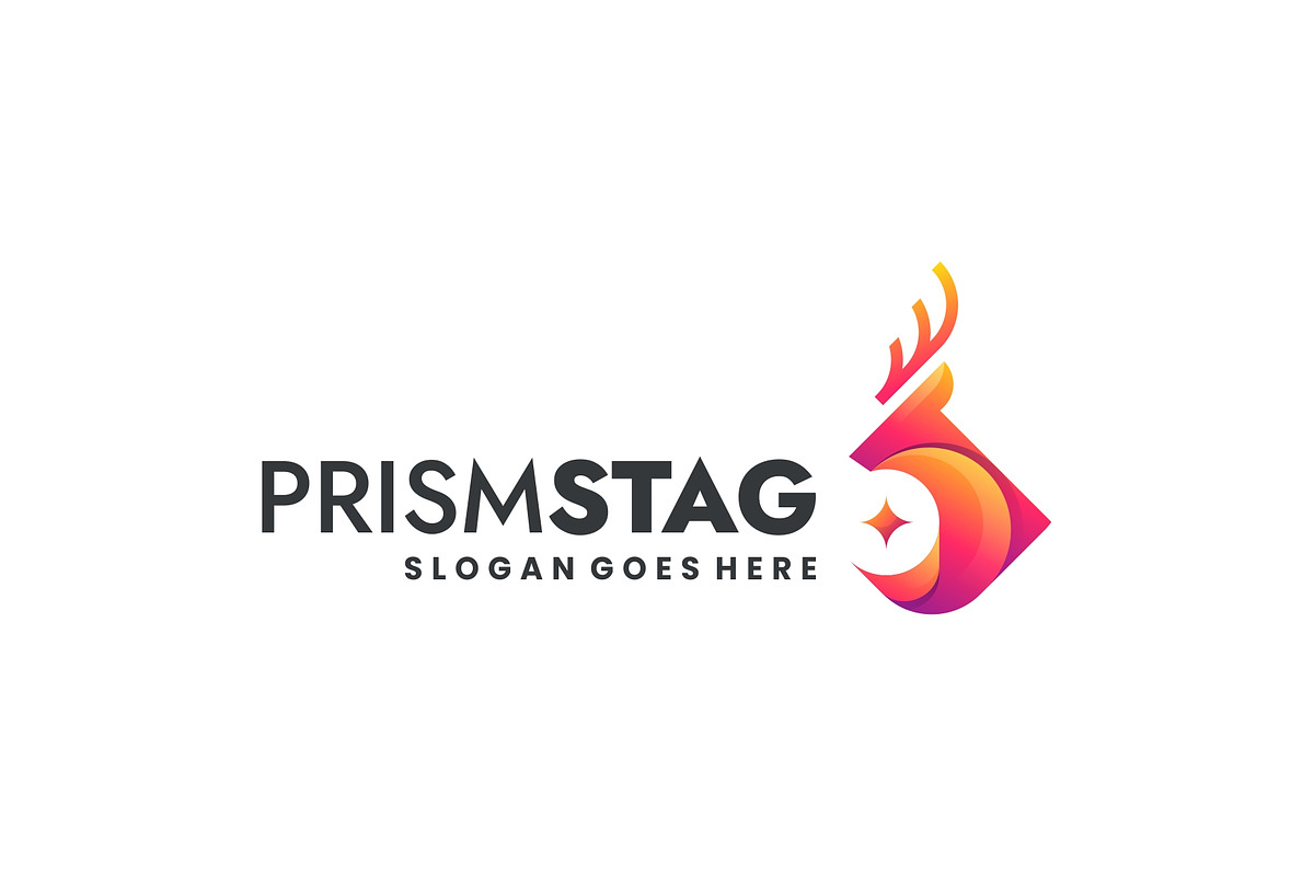 Modern Gradient Deer Colorful Logo, a Branding & Logo Template by Artnivora.Std (Photo 2 of 5)