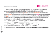 Masifa Rounded Normal, a Sans Serif Font by Hurufatfont (Thumbnail 7 of 13)