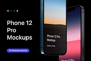 Phone 12 Pro - 20 Mockups Scenes, an iPhone Mockup by Asylab (Thumbnail 1 of 37)