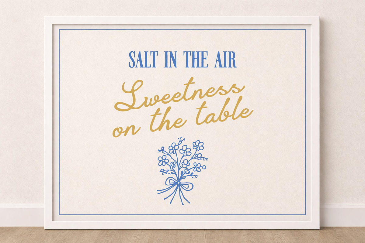 Salt Blue; Romantic Font Duo, a Font by Eko Bimantara (Photo 2 of 14)