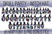 Skull Party Font, a Sans Serif Font by Nobu Collections (Thumbnail 6 of 7)