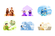Faceless Islamic Illustrations, a Person Illustration by Berkah Studio (Thumbnail 9 of 12)