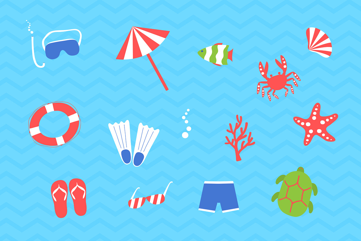 Summer patterns, a Pattern Graphic by Alla_Ri_Shop (Photo 3 of 3)
