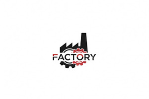 Factory Logo With, a Branding & Logo Template by Logocreative