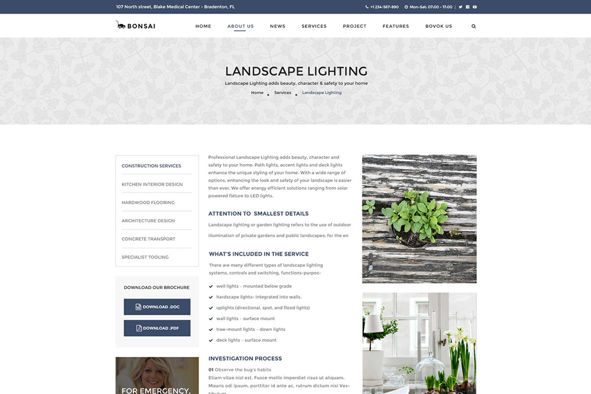 Bonsai - WP Landscapers & Gardeners, a WordPress Template by Knighthemes (Photo 8 of 16)