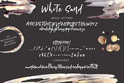 White Sand. Font + Extras., a Script Font by ClipArtRoom (Thumbnail 9 of 9)