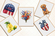 4th Of July Clipart Bundle, a Seasonal Illustration by Rose Art (Thumbnail 5 of 6)