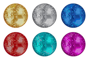 Set of Disco Balls