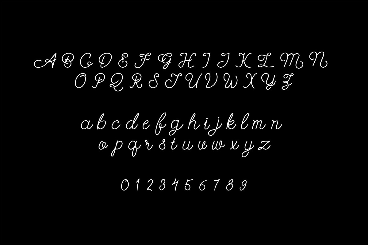 Noodle monoline script font, a Script Font by WAP (Photo 7 of 7)