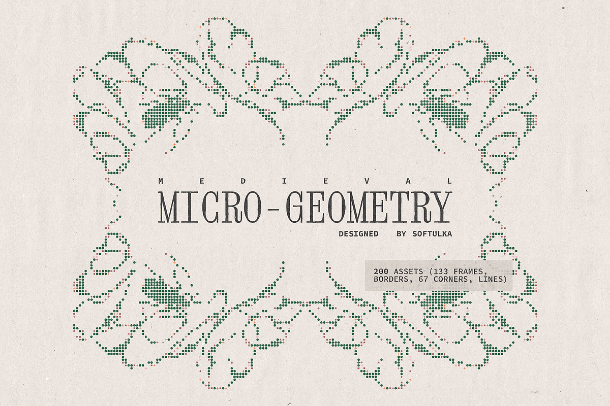 Medieval Micro-Geometry, a Background Graphic by softulka (Photo 1 of 9)