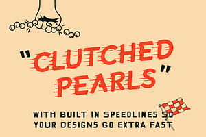Clutched Pearls | Hand Drawn Font