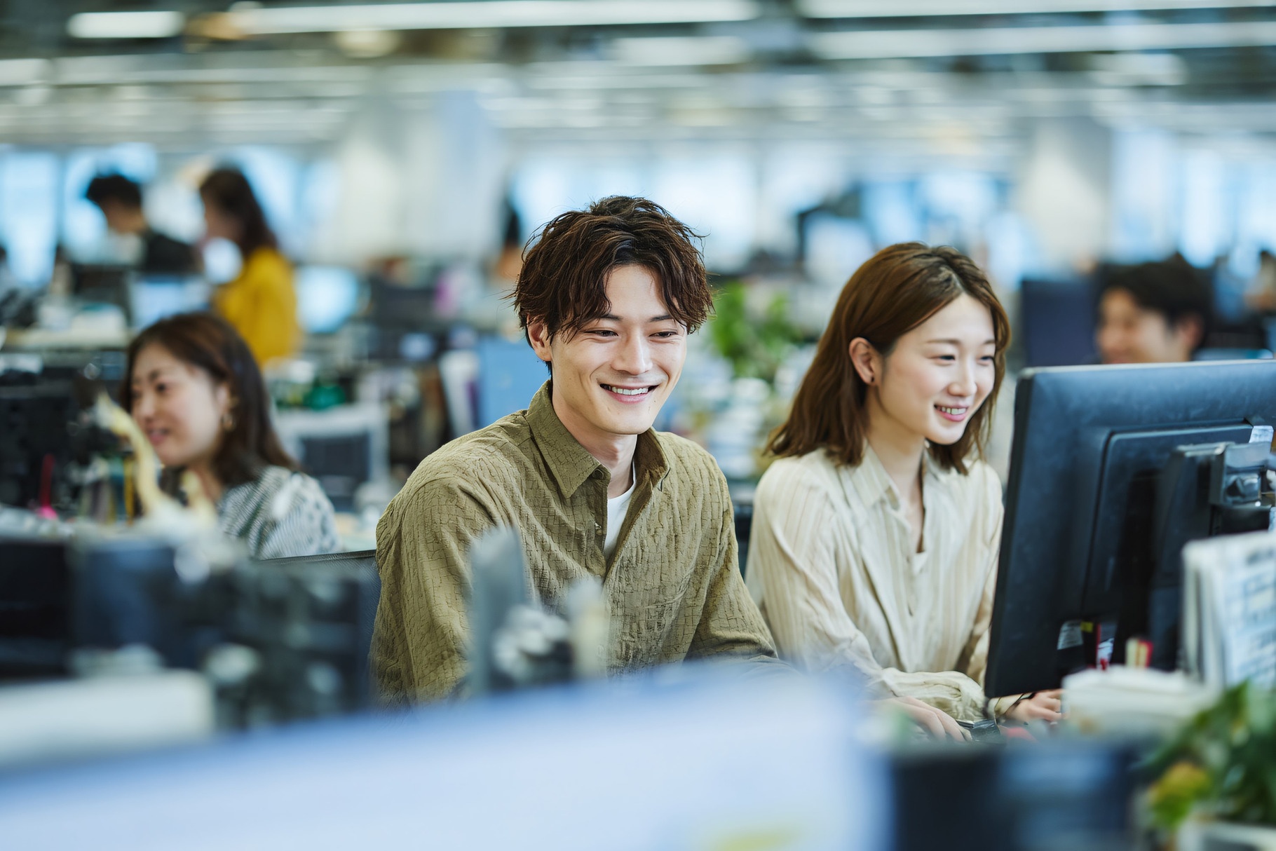 Young Team Working Together, a Business Photo by shahsoft