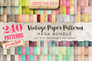 Vintage Paper Patterns MEGA Bundle