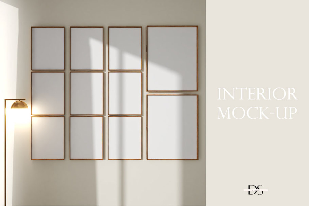 Gallery Frame mockup for wall art, a Print Template by DSTUDIO888 (Photo 1 of 4)