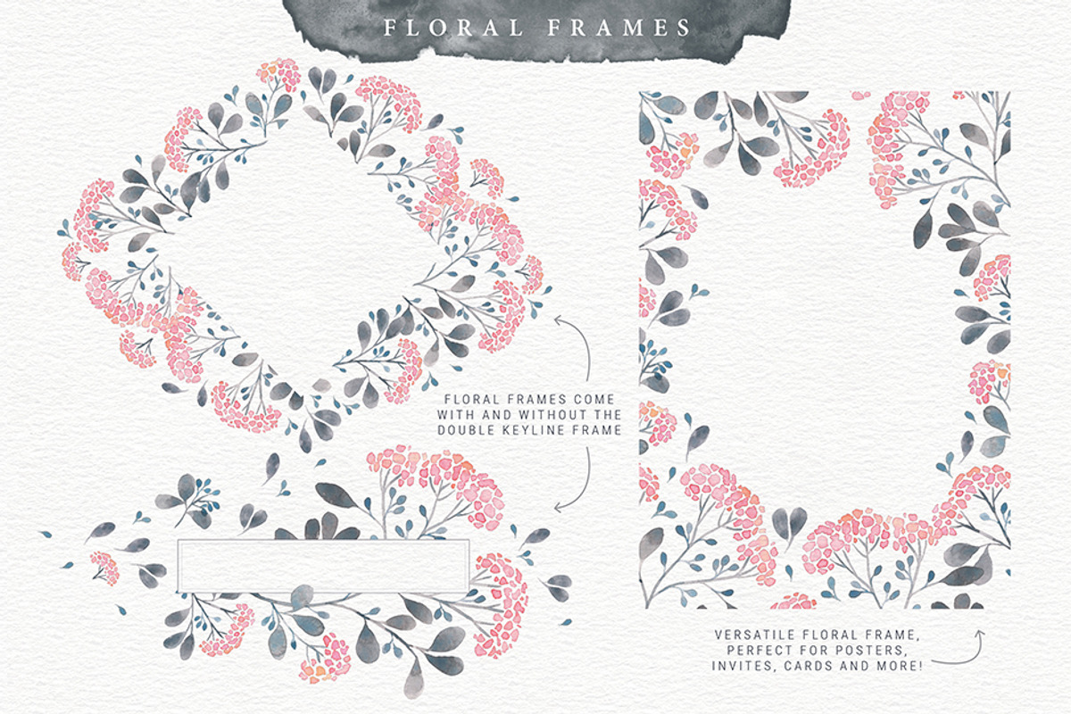 Serenity Floral Watercolour Kit, an Illustration by Lisa Glanz (Photo 3 of 6)