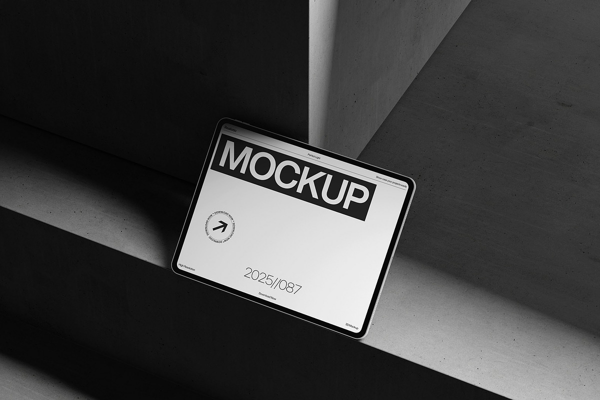 Tablet Screen Mockup, an iPad Mockup by kreatifreya (Photo 2 of 11)