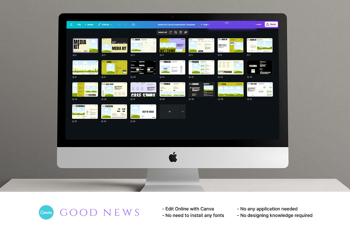 Social Media Report Kit Template, a Presentation Template by Studio Industry (Photo 6 of 10)