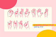 ASL SVG Bundle Sublimation Sign Font, an Education Illustration by InkCloudDesign (Thumbnail 18 of 23)