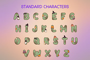 Halloween Font and Alphabet Bundle, a Sans Serif Font by Adalin Shop (Thumbnail 10 of 19)