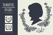silhouettes of girls, a Decorative Illustration by adi katz (Thumbnail 3 of 5)