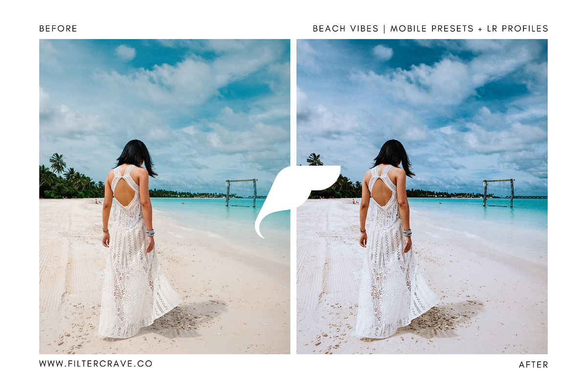 Beach Vibes Mobile Lightroom Presets, an Action Add-On by Filtercrave (Photo 6 of 11)