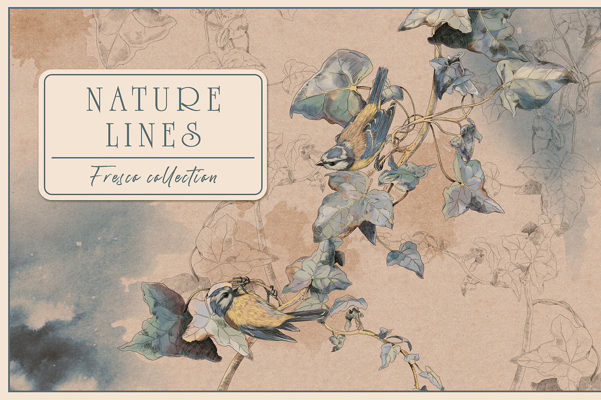 Fresco collection Nature lines, a Wallpaper Graphic by Natalia0307 (Photo 1 of 24)
