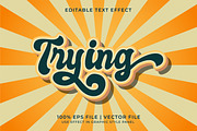 Trying Vintage Text Effect Bundle, a Layer Style Add-On by WM48 Shop (Thumbnail 7 of 10)