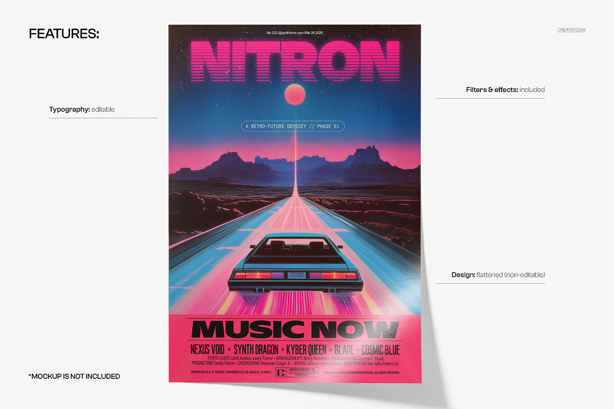 Chasing the Horizon Poster Template, a Poster Template by creatsy5 (Photo 2 of 4)