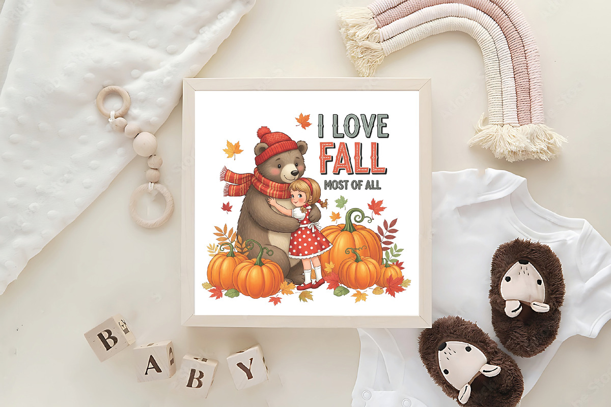 I Love Fall Most of All PNG, an Illustration by CraftArtStudio (Photo 4 of 4)