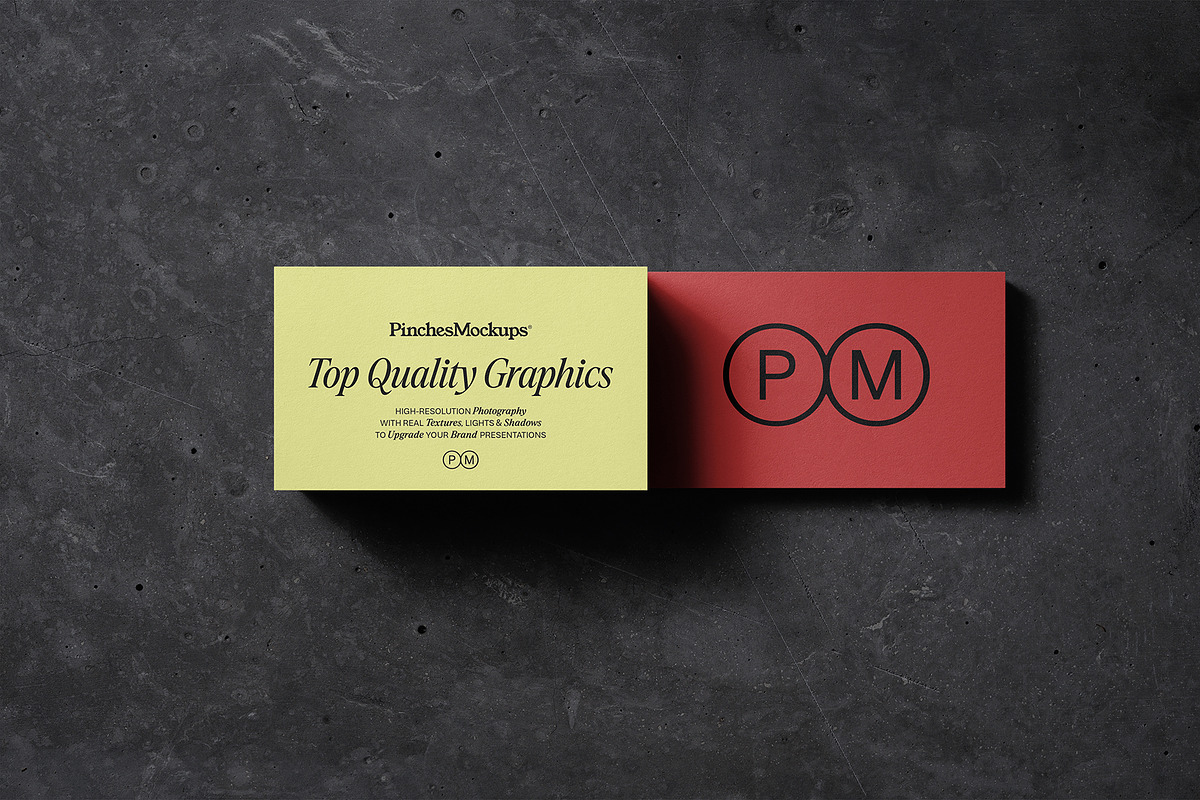 PM_BC/Ø6 - Business Cards Mockup, a Print Template by PinchesMockups© (Photo 3 of 6)