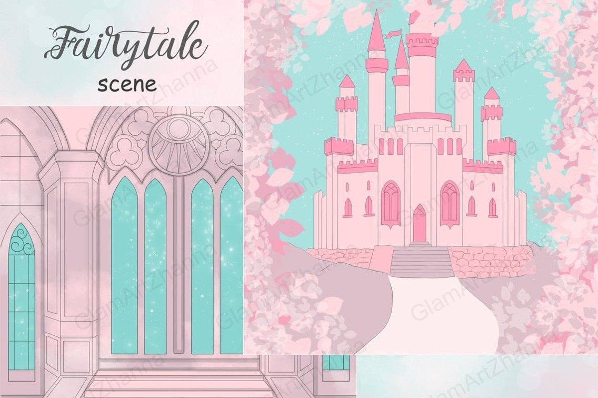 Fairytale Scene, a Decorative Illustration by GlamArtZhanna (Photo 2 of 3)