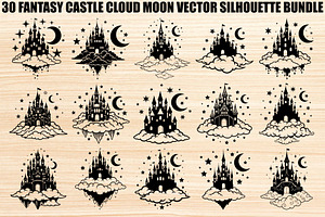 Fantasy Castle Cloud Moon Bundle