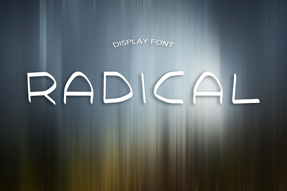 RADICAL font preview 4